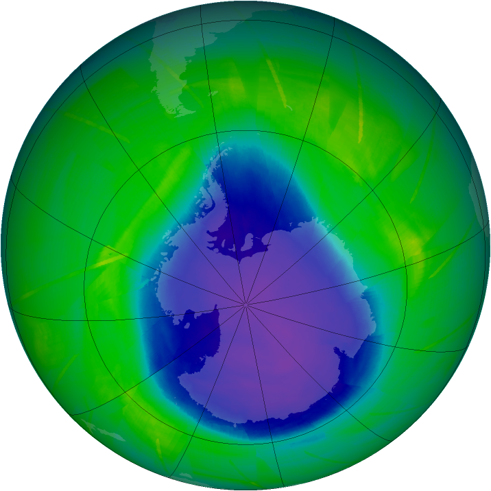 Ozone Map 2009-11-01